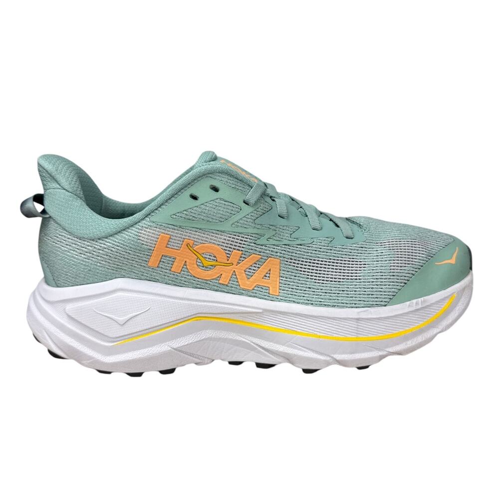 Hoka Challenger 8 Womens 10 B Trail Running Shoes Green Orange Athletic Sneakers - Picture 3 of 12